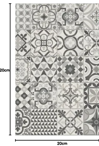 Alfombra Vinílica decorativa hidráulica 60 x 160