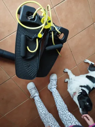 Stepper con bandas elásticas está en buen estado