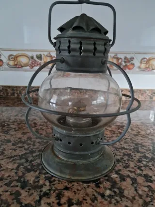 Lámpara Quinqué Antigua