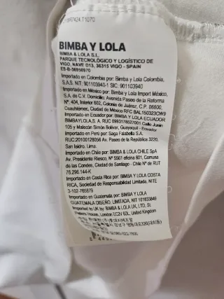 Blusa Bimba y Lola manga larga Talla S