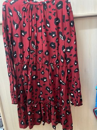 Vestido estampado leopardo