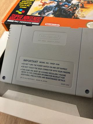 Sunset Riders SNES PAL