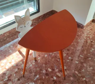 Mesa y Silla Infantil Diseño Zorro