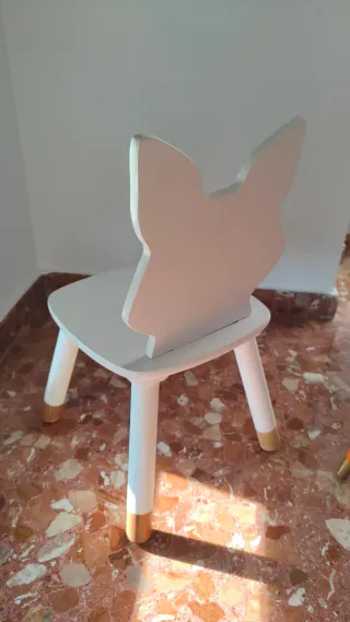 Mesa y Silla Infantil Diseño Zorro