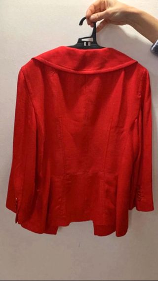 Chaqueta Zara Roja