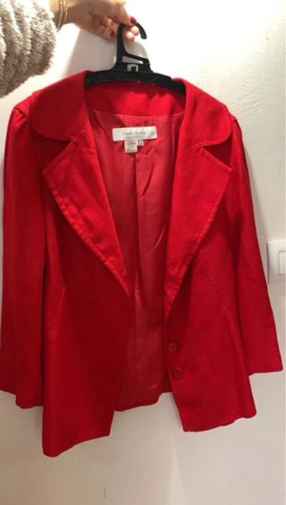 Chaqueta Zara Roja