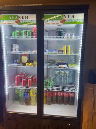 Nevera expositora 2 puertas