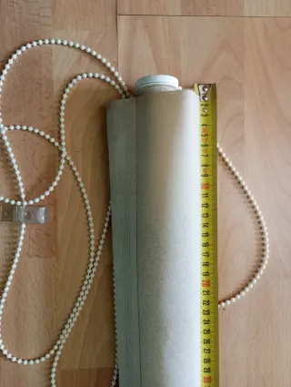 Estor color beige y largo 1,36m