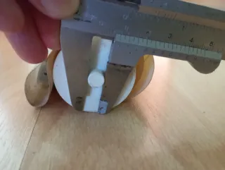 Estor color beige y largo 1,36m