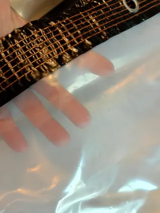 Telo trasparente per copertura 3x6m