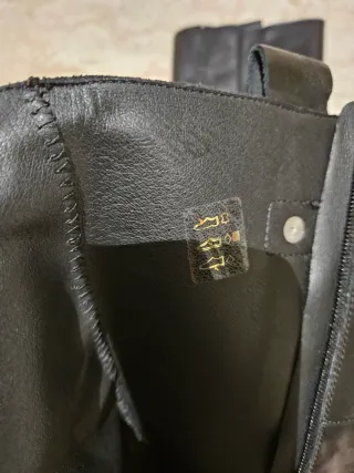 Botas de piel Etiem negras