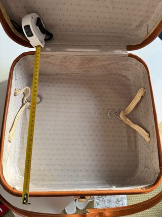 Maleta Vintage Marrón Mano Fin de Semana