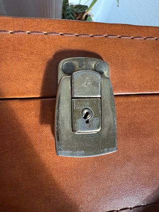 Maleta Vintage Marrón Mano Fin de Semana