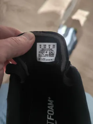 Tenis Puma Negro Blanco