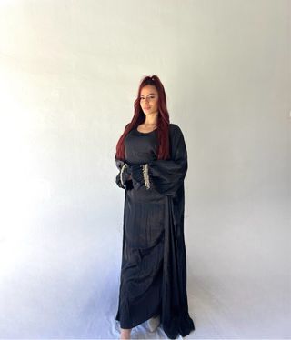 Kimono y Vestido Negro