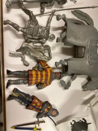 Lotto 54mm soldatini piombo a piedi