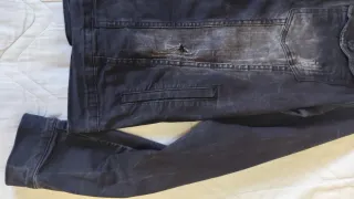 Cazadora Vaquera Hombre Negra XL