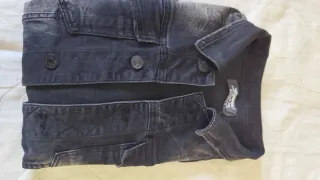 Cazadora Vaquera Hombre Negra XL