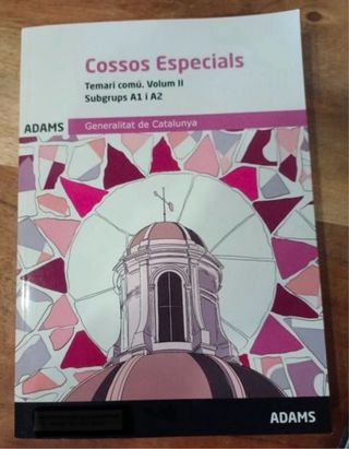 Libros Oposiciones Cossos Especials ADAMS 2026.