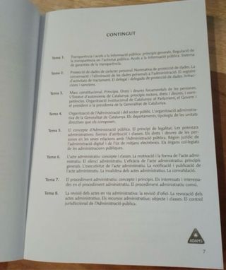 Libros Oposiciones Cossos Especials ADAMS 2026.