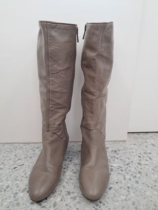 Botas altas Zara piel Talla 38