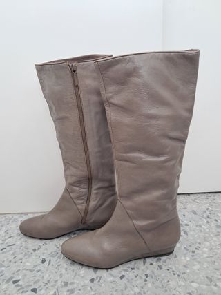Botas altas Zara piel Talla 38