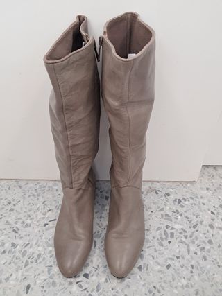 Botas altas Zara piel Talla 38