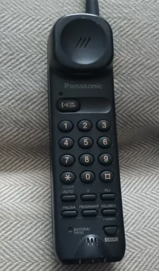 Teléfono Inalámbrico Panasonic Negro
