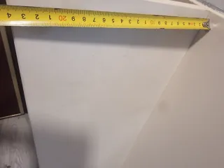 Estanteria de madera color blanco