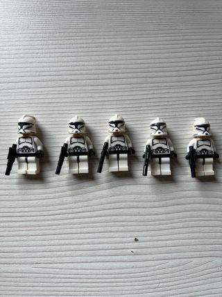 5 Figuras Clones Star Wars