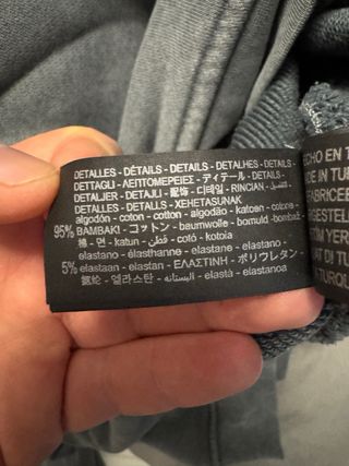 Sudadera gris Oversize ZARA – Talla M