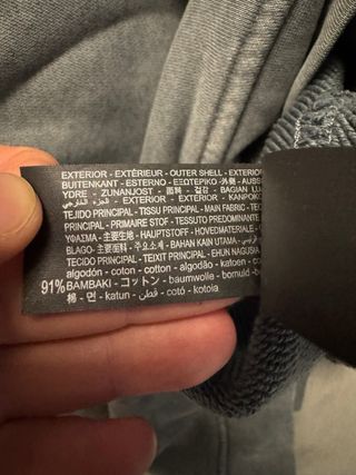 Sudadera gris Oversize ZARA – Talla M