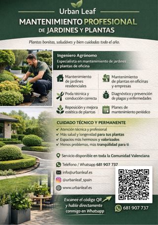 MANUTENÇÃO PROFISSIONAL DE JARDINS E PLANTAS