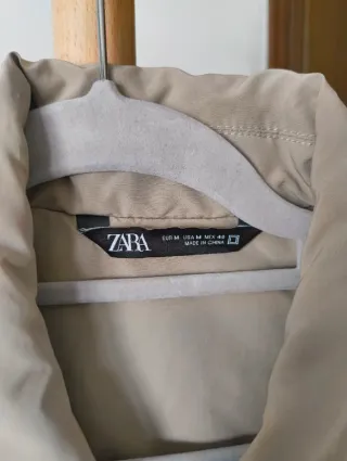 Abrigo Largo de Zara Hombre Talla M