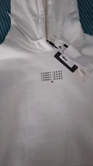 Sudadera Tommy Jeans Blanca