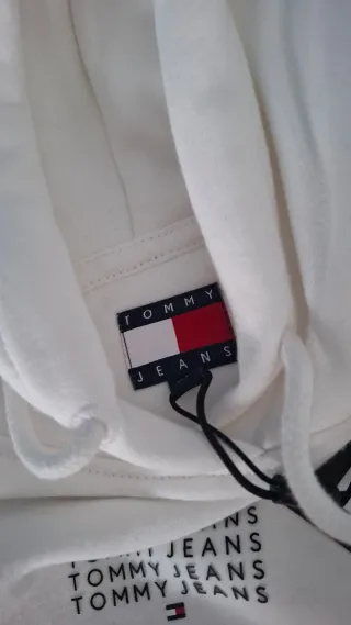 Sudadera Tommy Jeans Blanca