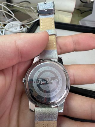 Reloj Mujer Corazón Brillante Plata