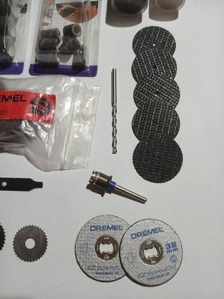 Accesorios Dremel lijas tambor y conos