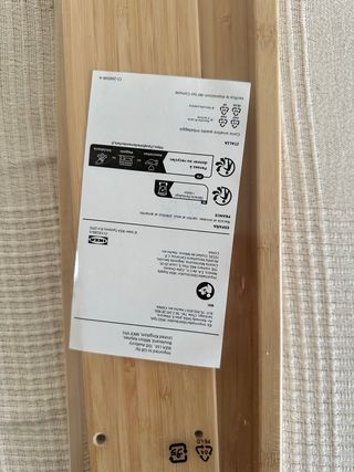 Estante de bambú IKEA