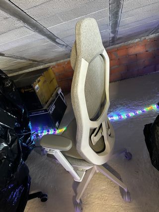 Silla de Oficina Fractal Beige/Gris