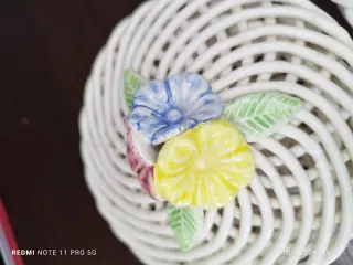 Juego 2 Cajas Porcelana Calada Vintage