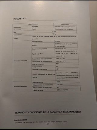 Patinete Eléctrico iScooter Negro