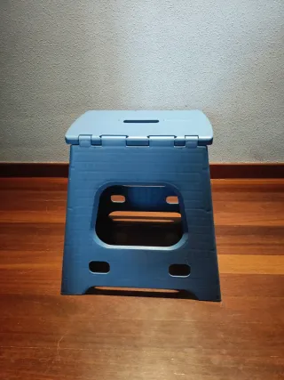 Banqueta plegable azul URGE VENTA POR MUDANZA