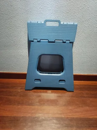 Banqueta plegable azul URGE VENTA POR MUDANZA