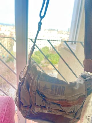 Bolso Bandolera Converse Verde Militar