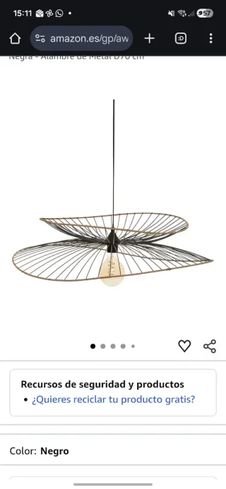 Lámpara diseño moderno