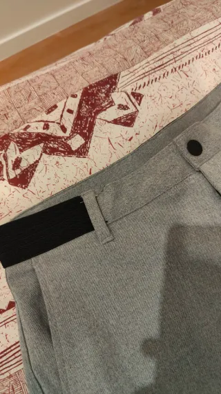 Pantalón de traje gris Zara