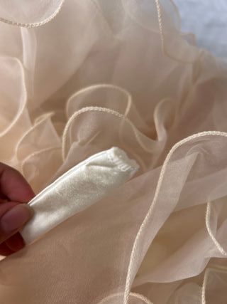 Vestido Princesa Champán con Pedrería