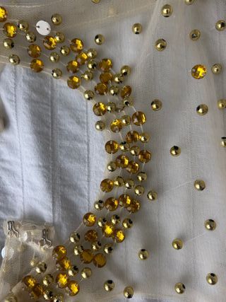 Vestido Princesa Champán con Pedrería