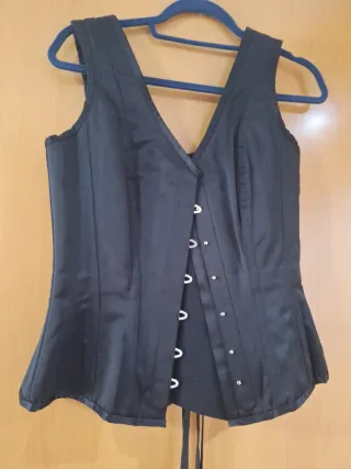 Corsé negro sin estrenar talla única